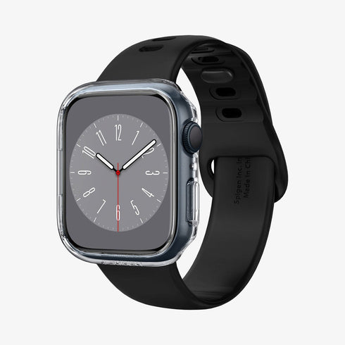 ACS05458 - Apple Watch Ultra (Apple Watch (49mm)) Case Thin Fit in black showing the front